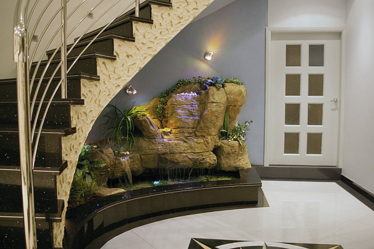 Mẫu thiết kế tiểu cảnh nước trong nhà
