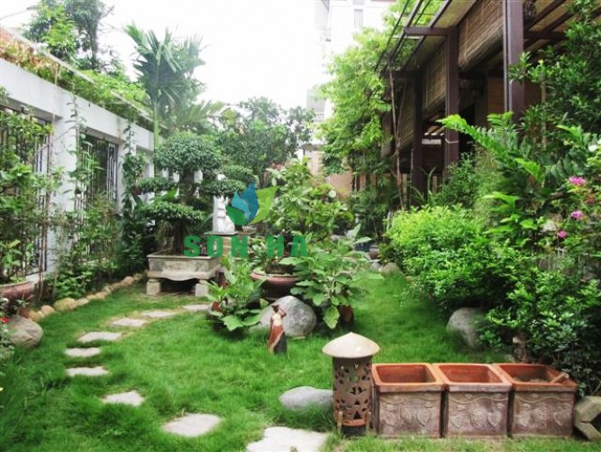 Thiết kế sân vườn cùng các mẫu tiểu cảnh tại Tây Hồ, Long Biên, Hà Nội 